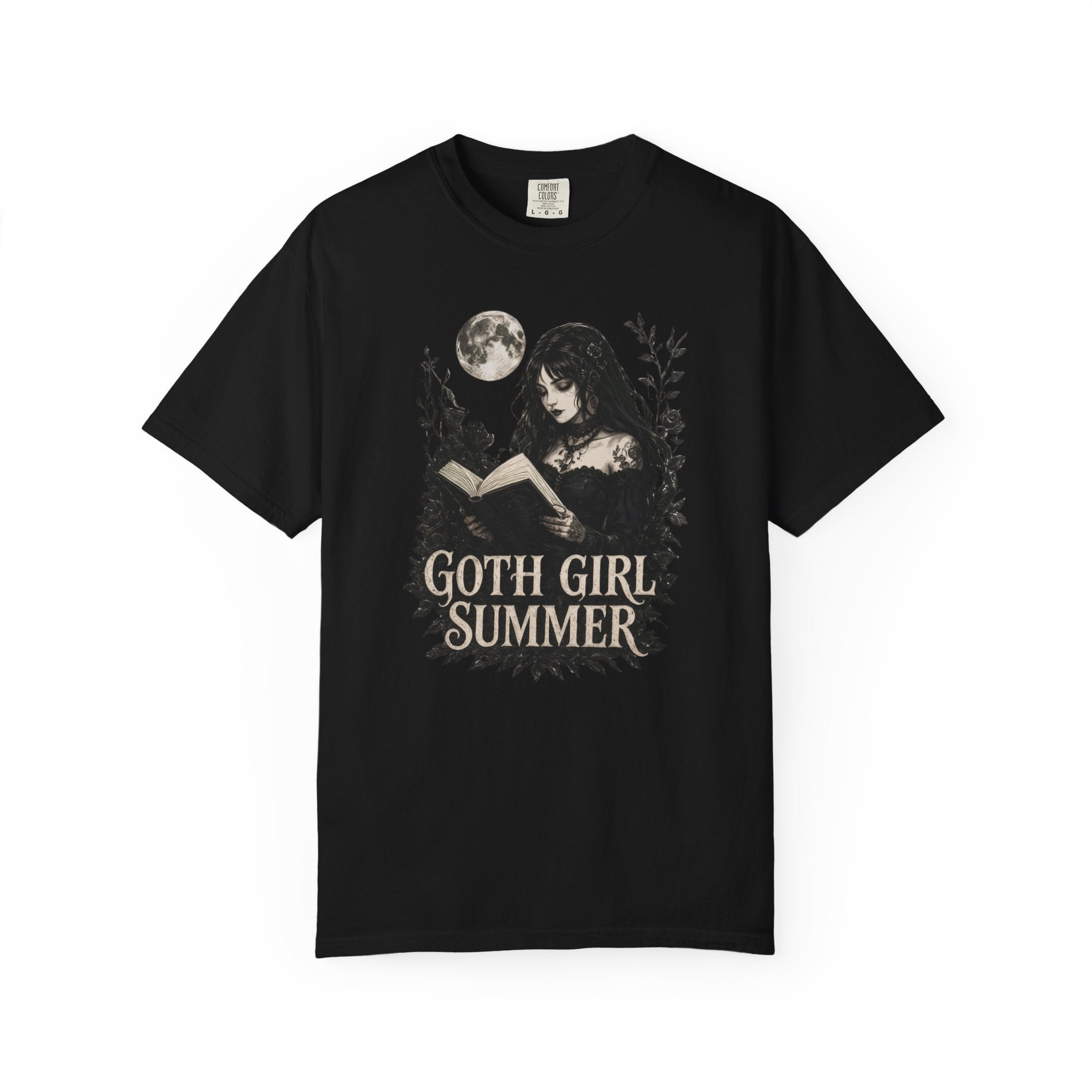 Goth Girl Summer: Midnight Reading Edition | Dark Romance Tee | Comfort Colors 1717