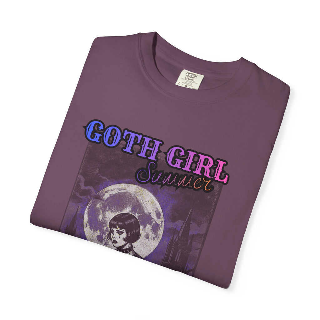 T-Shirt — "Goth Girl Summer" Moonlight Reading (The Last Romance Tour 2026 Back Print)