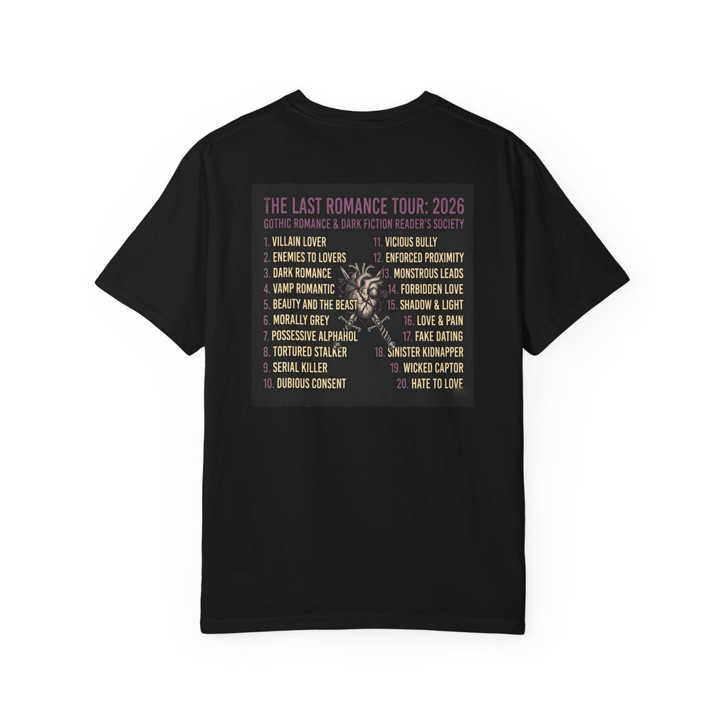 T-Shirt — "Goth Girl Summer" Moonlight Reading (The Last Romance Tour 2026 Back Print)