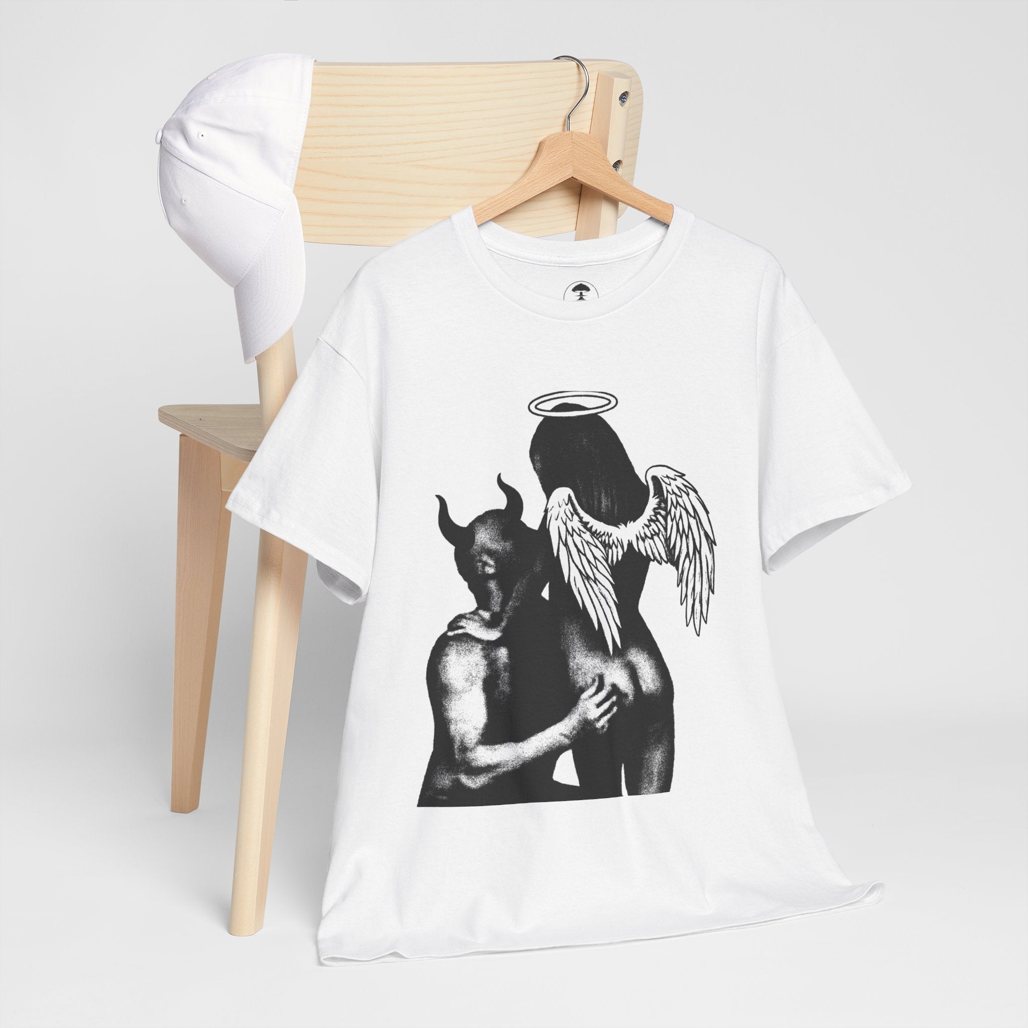 Angel & Demon Embrace (Risque Edit) T-shirt