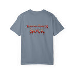 Lab Panic (front), Vampire Robots Suck (back) | Garment Dyed Tee