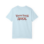 Lab Panic (front), Vampire Robots Suck (back) | Garment Dyed Tee