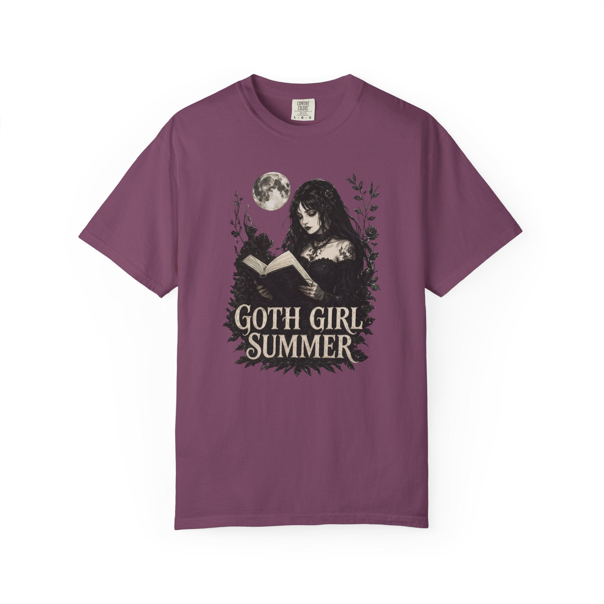 Goth Girl Summer: Midnight Reading Edition | Dark Romance Tee | Comfort Colors 1717