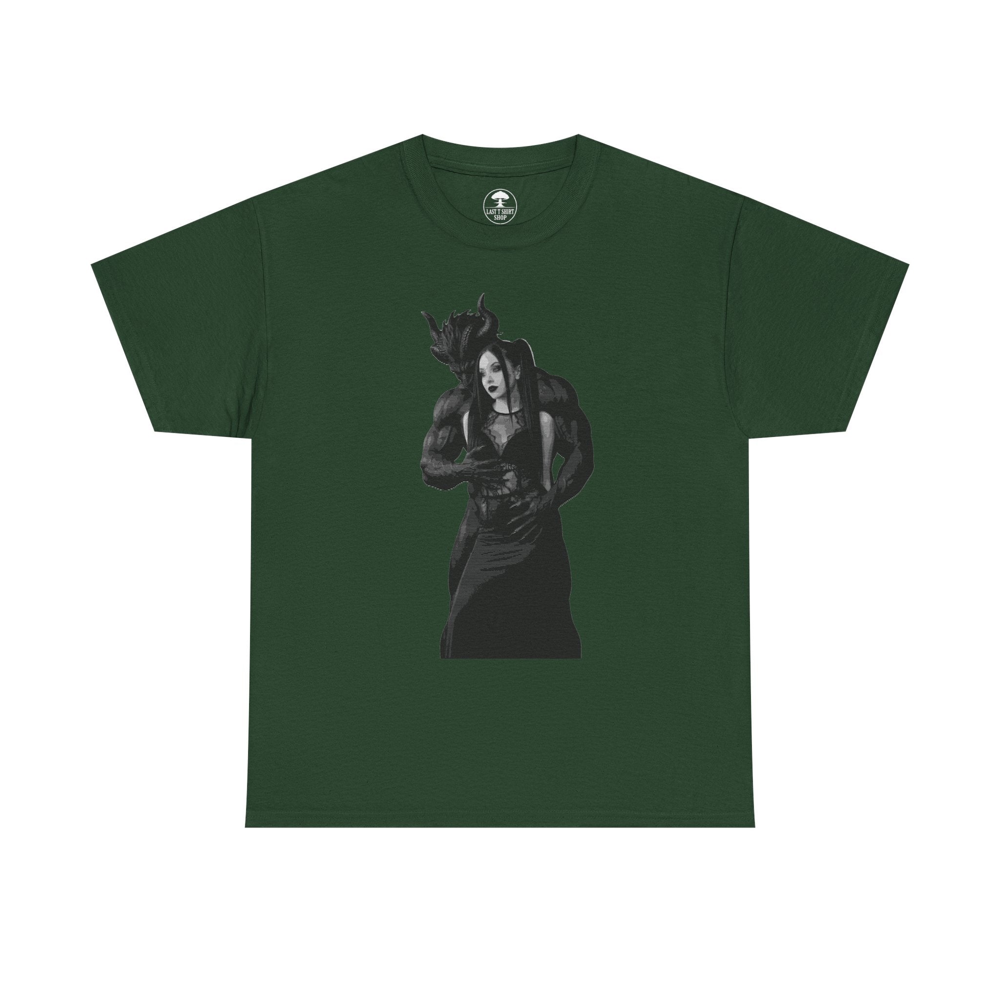 Gothic Demon and Goth Woman Embrace T‑Shirt