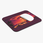Relax... It Will All Be Over Soon — Nuclear Chic Apocalypse Mouse Pad | Retro Sunset Rectangle Mouse Pad