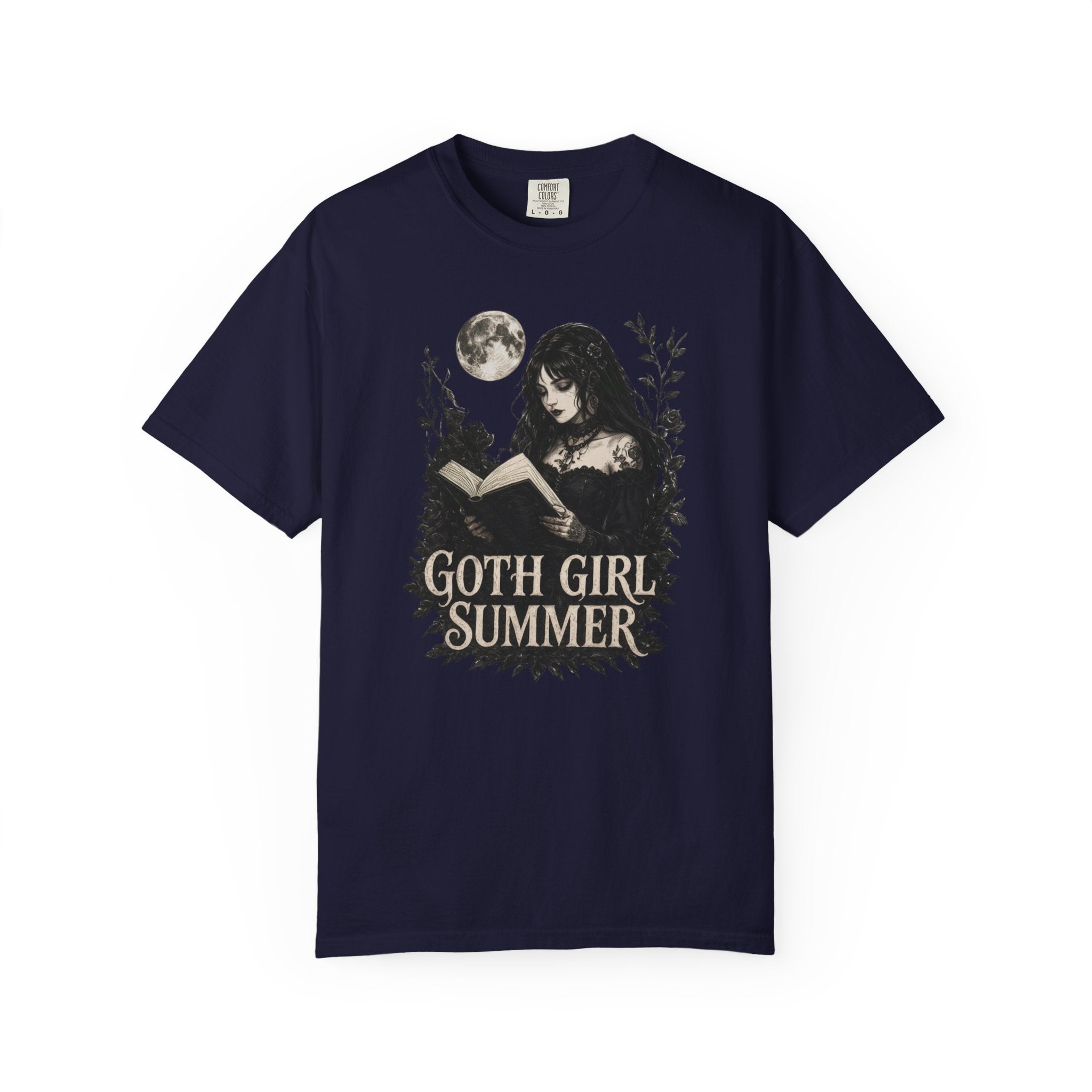 Goth Girl Summer: Midnight Reading Edition | Dark Romance Tee | Comfort Colors 1717
