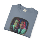Lab Panic (front), Vampire Robots Suck (back) | Garment Dyed Tee
