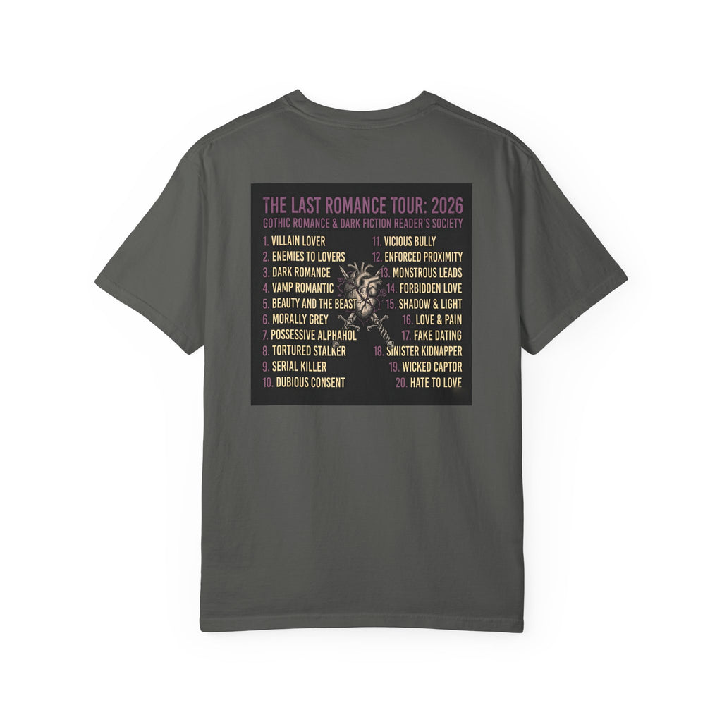 T-Shirt — "Goth Girl Summer" Moonlight Reading (The Last Romance Tour 2026 Back Print)