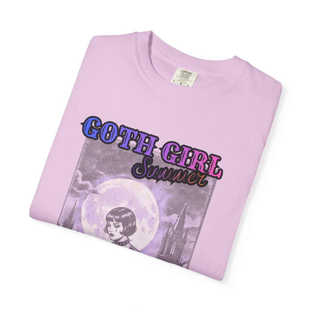 T-Shirt — "Goth Girl Summer" Moonlight Reading (The Last Romance Tour 2026 Back Print)