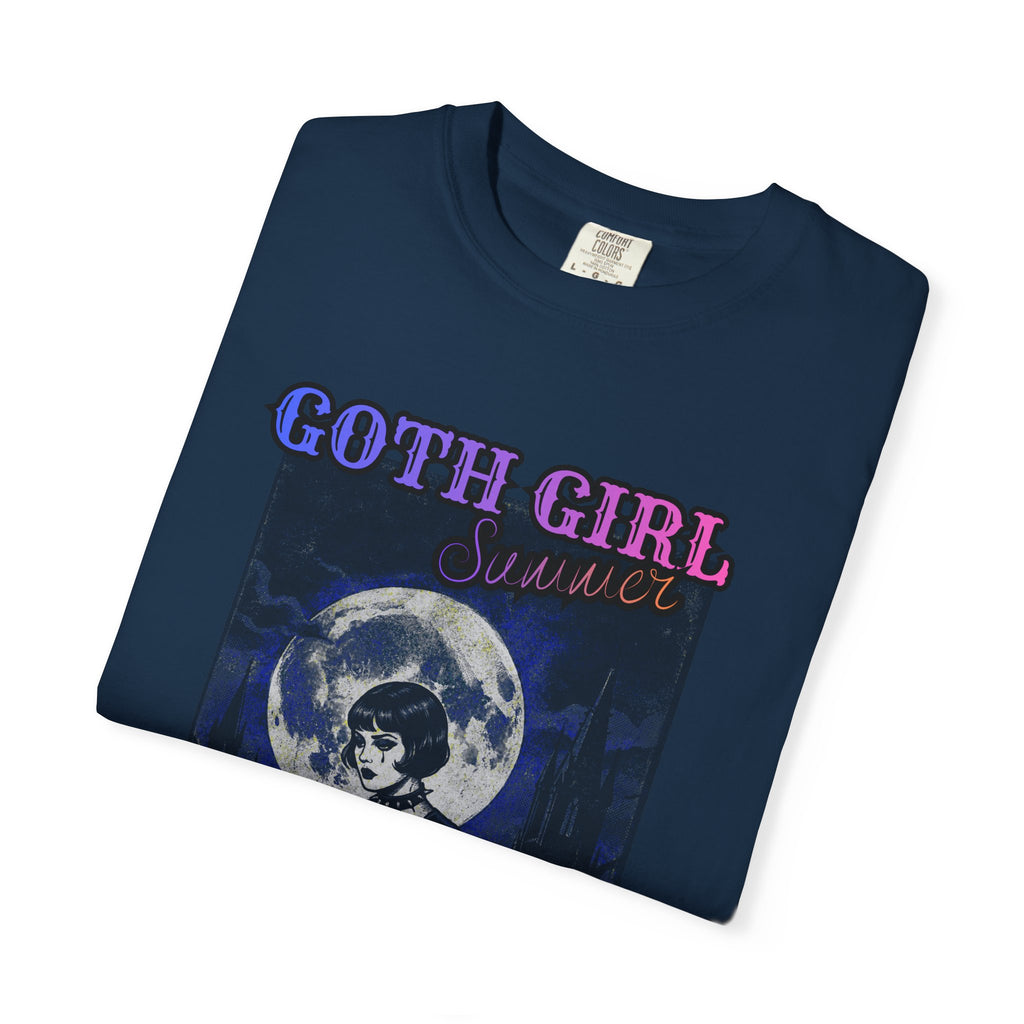T-Shirt — "Goth Girl Summer" Moonlight Reading (The Last Romance Tour 2026 Back Print)