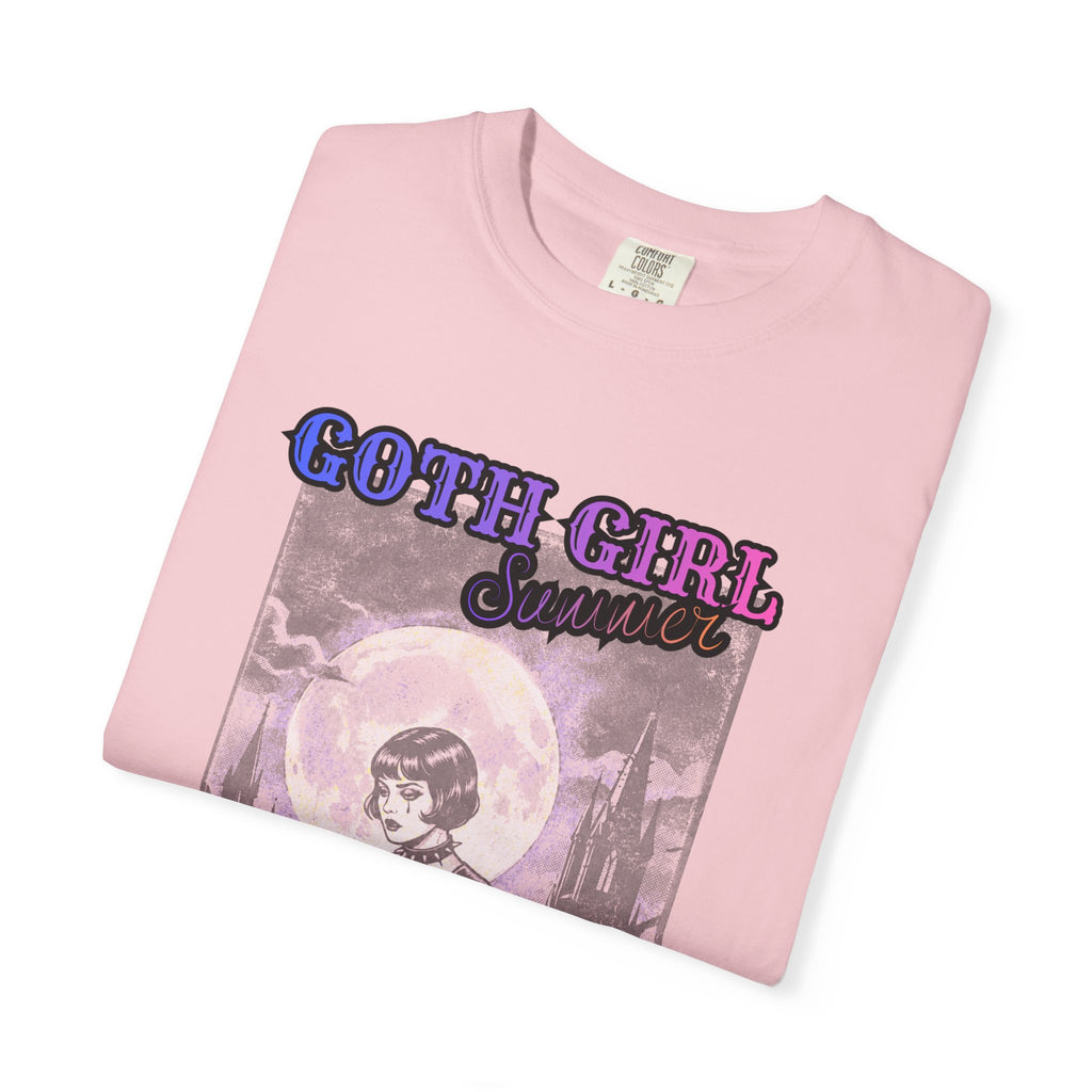 T-Shirt — "Goth Girl Summer" Moonlight Reading (The Last Romance Tour 2026 Back Print)