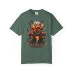 Nuclear Hula Party — Tiki Apocalypse Hula Girls Tee | Comfort Colors 1717 Garment-Dyed Dark Humor