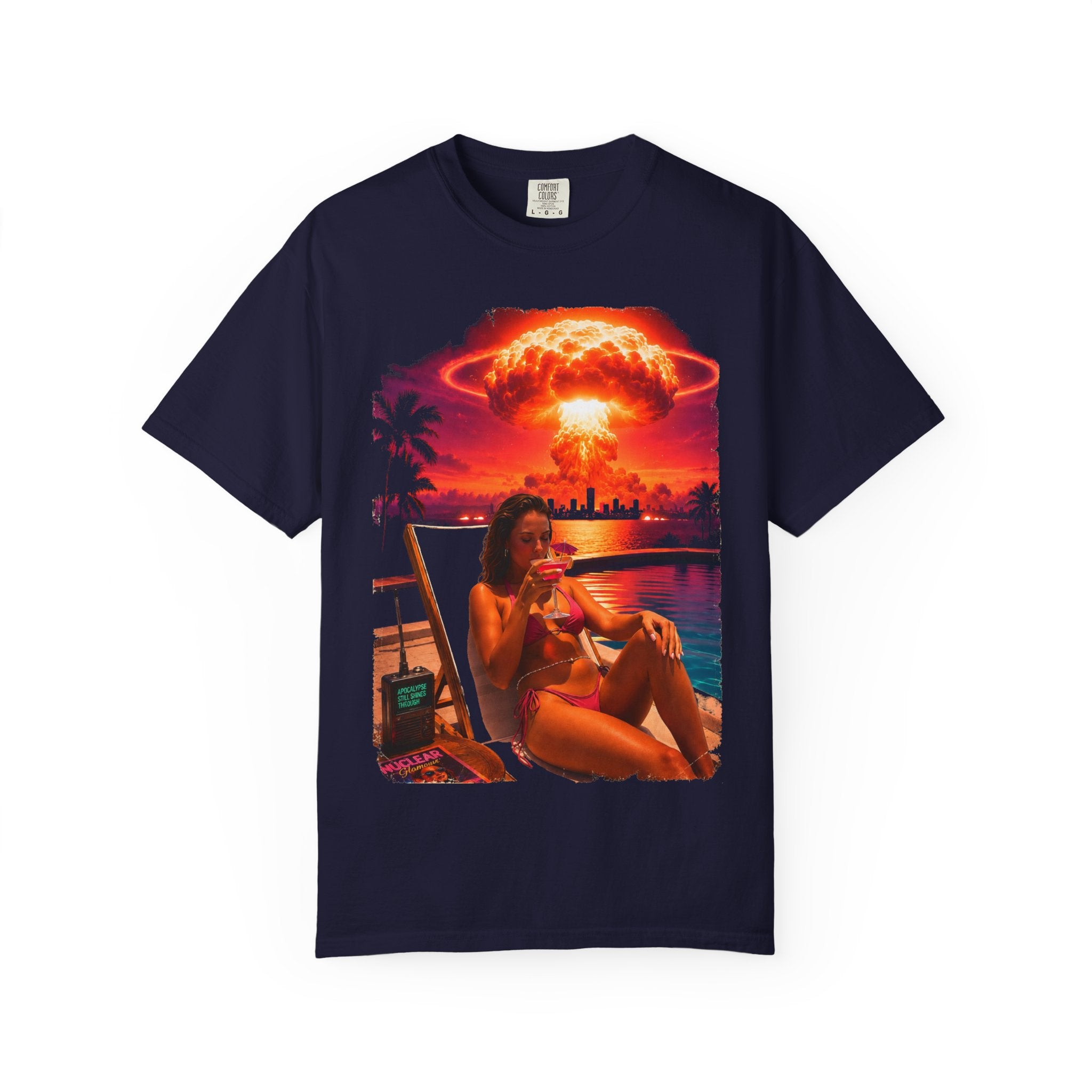 Mai Tai Sipping Relaxing Nuke Time - Apocalypse Glam™ Tee | Blast Wave™