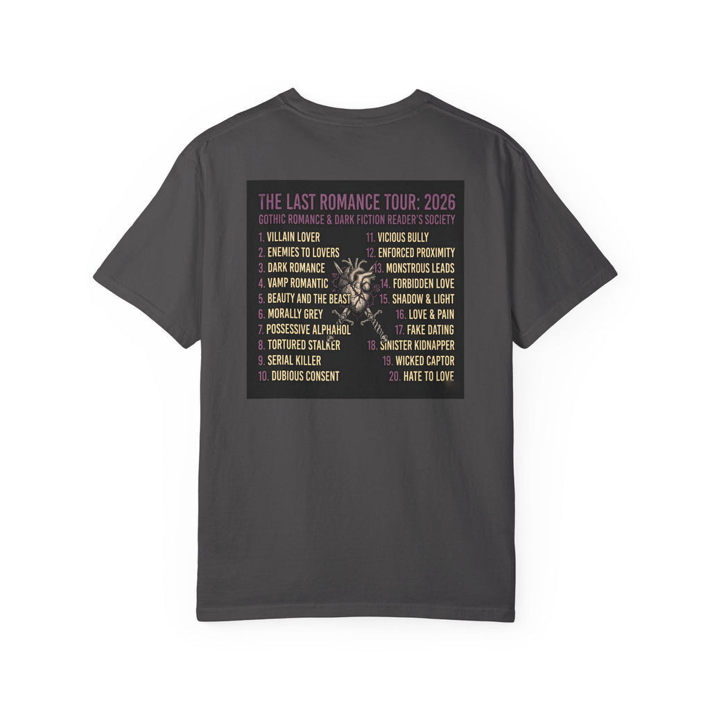 T-Shirt — "Goth Girl Summer" Moonlight Reading (The Last Romance Tour 2026 Back Print)