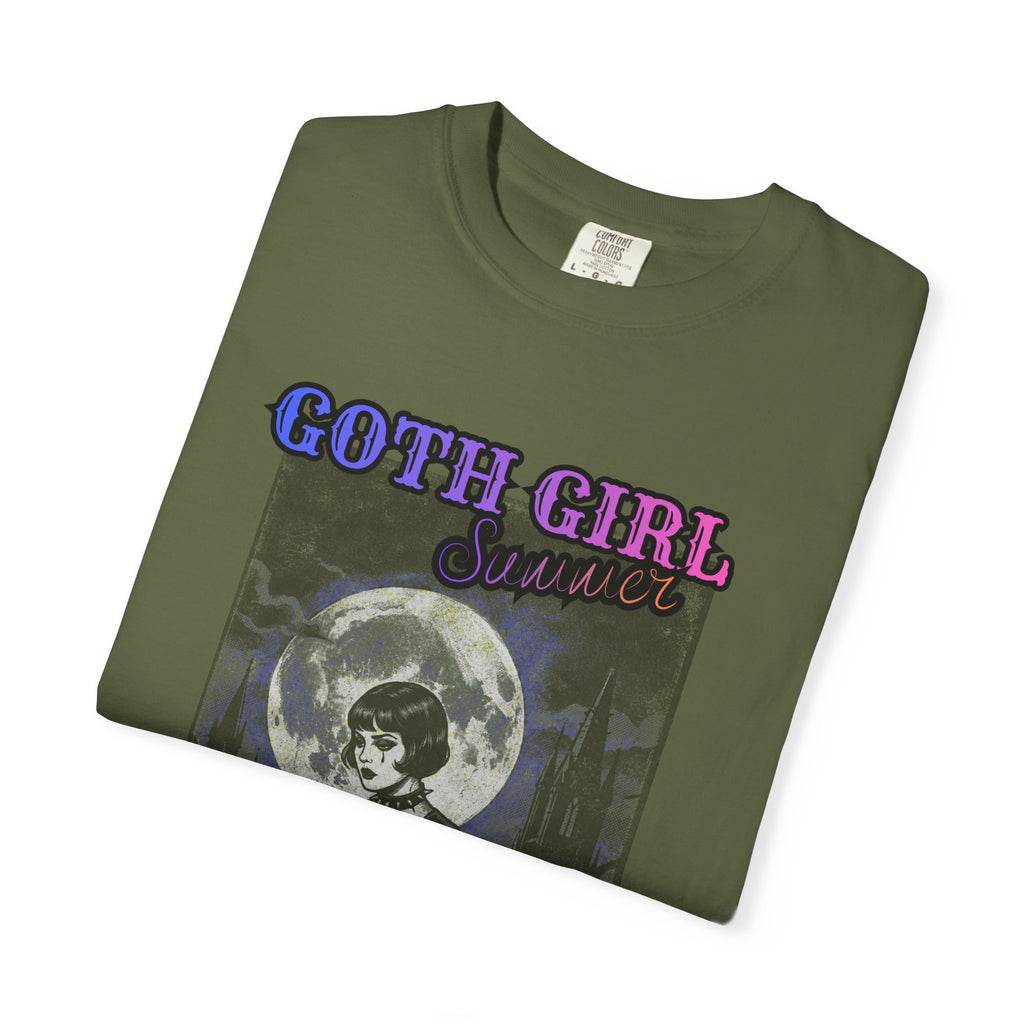 T-Shirt — "Goth Girl Summer" Moonlight Reading (The Last Romance Tour 2026 Back Print)
