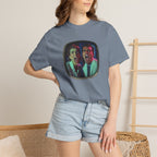 Lab Panic (front), Vampire Robots Suck (back) | Garment Dyed Tee