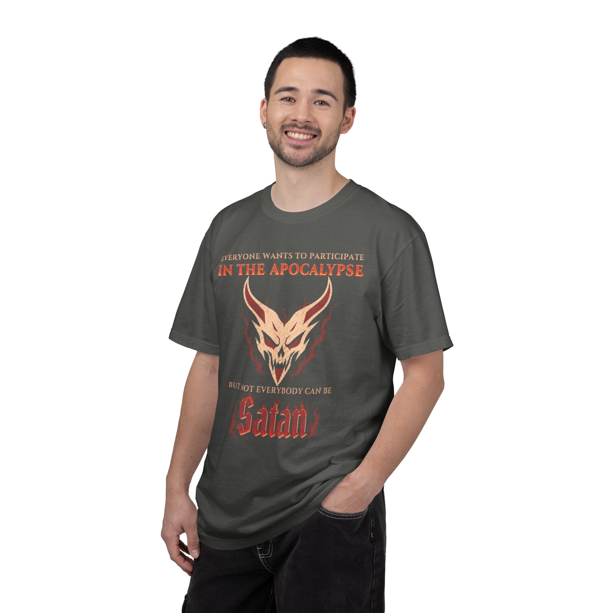 Everyone wants to participate in the Apocalypse but not everyone can be Satan | Comfort Colors 1717 Tee