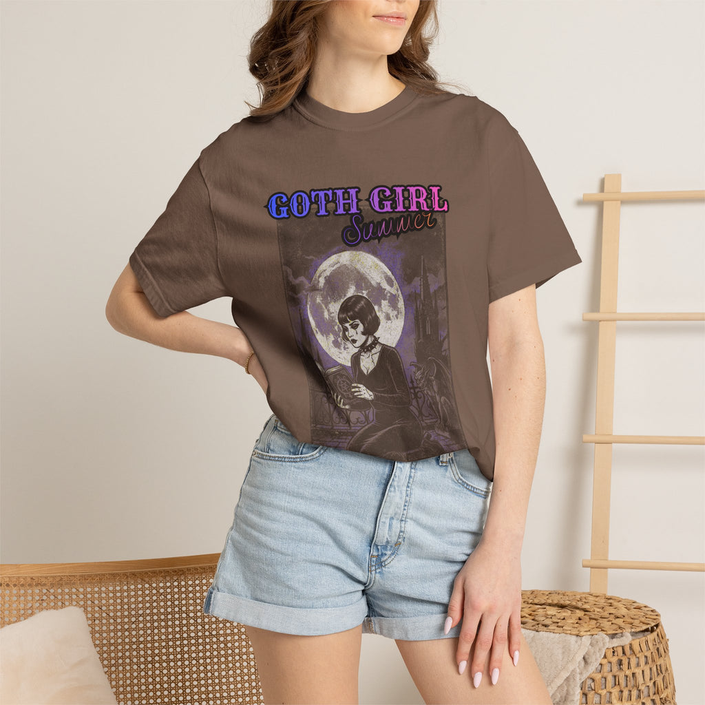 Goth Girl Summer - Moonlight Reading (The Last Romance Tour 2026 Back Print) | Dark Romance Tee
