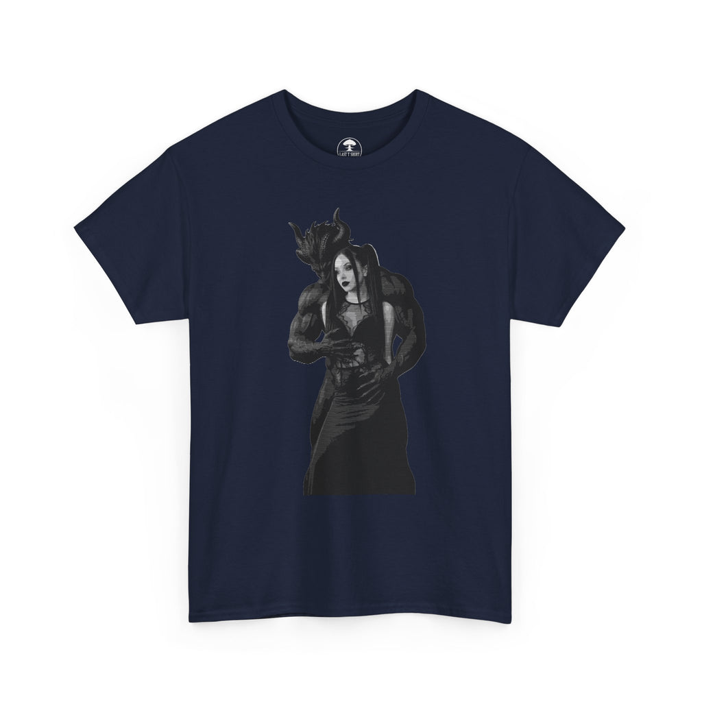 Gothic Demon and Goth Woman Embrace T‑Shirt