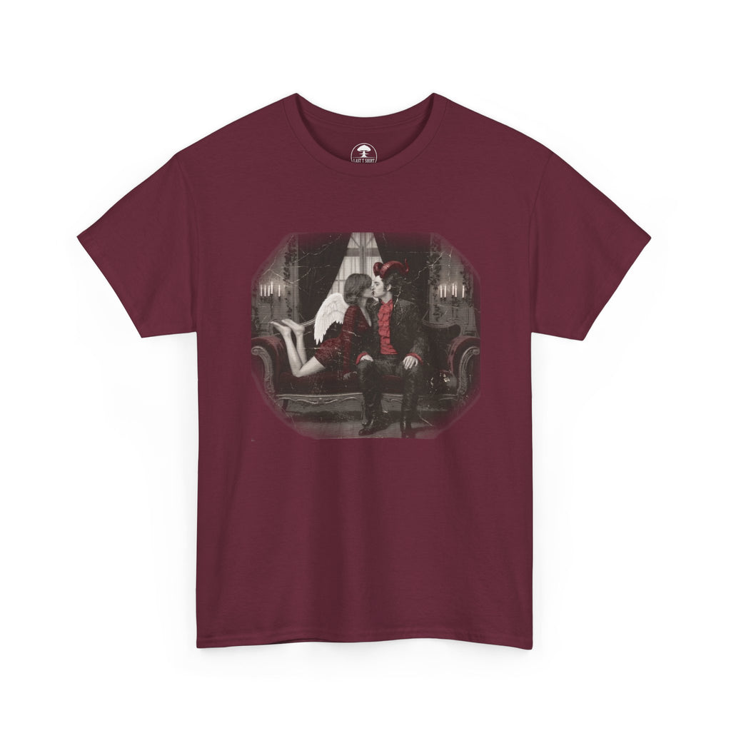 Forbidden Kiss on the Chaise Lounge