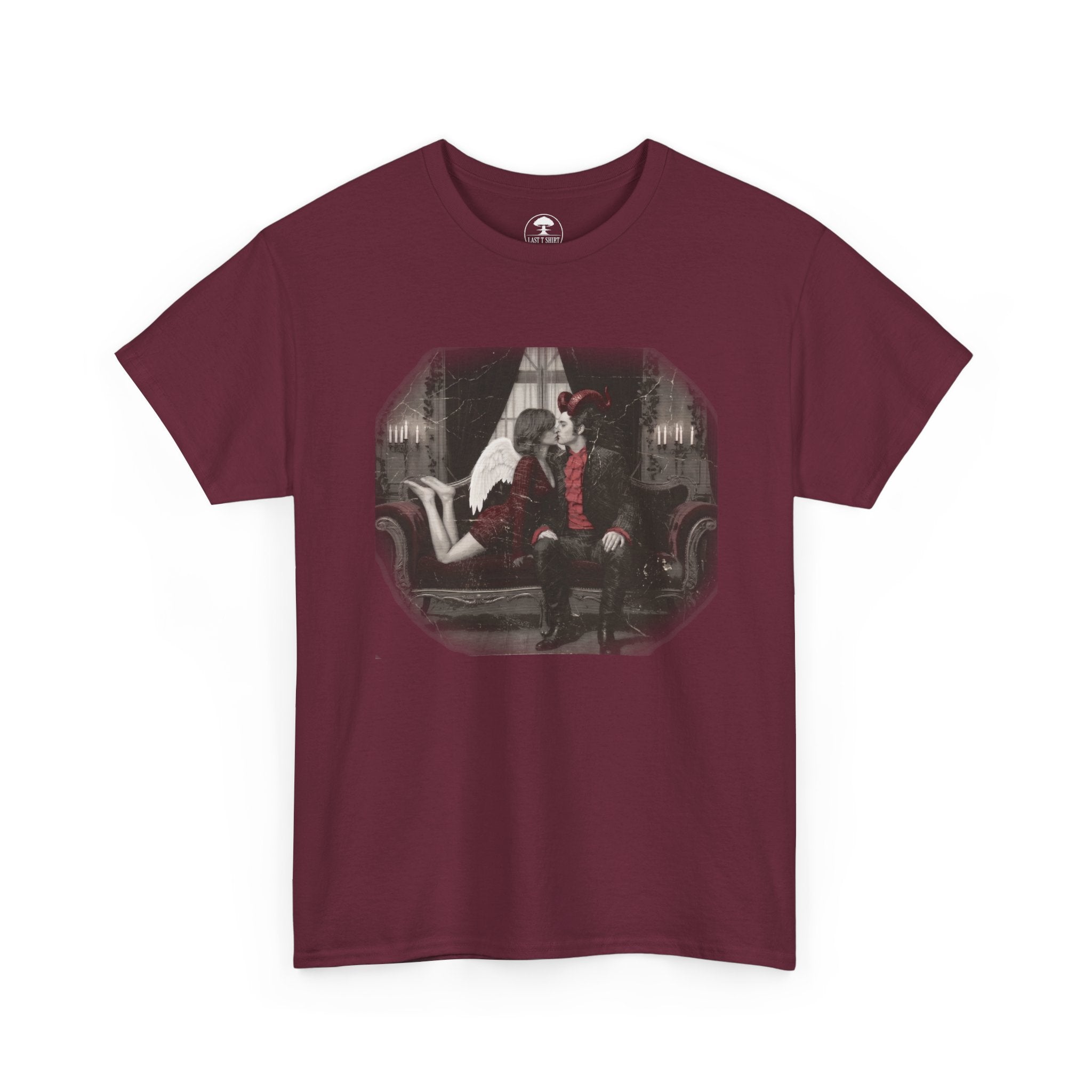Forbidden Kiss on the Chaise Lounge