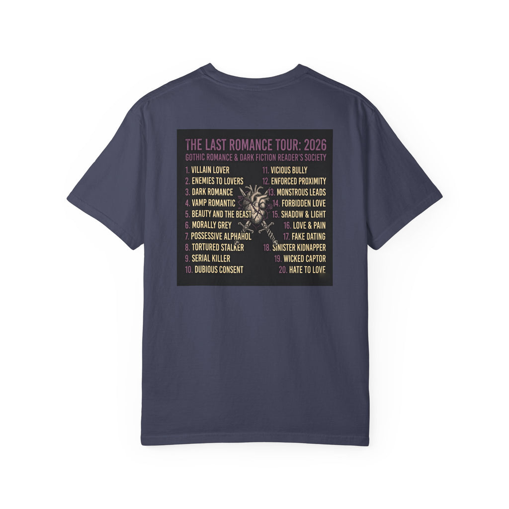 T-Shirt — "Goth Girl Summer" Moonlight Reading (The Last Romance Tour 2026 Back Print)