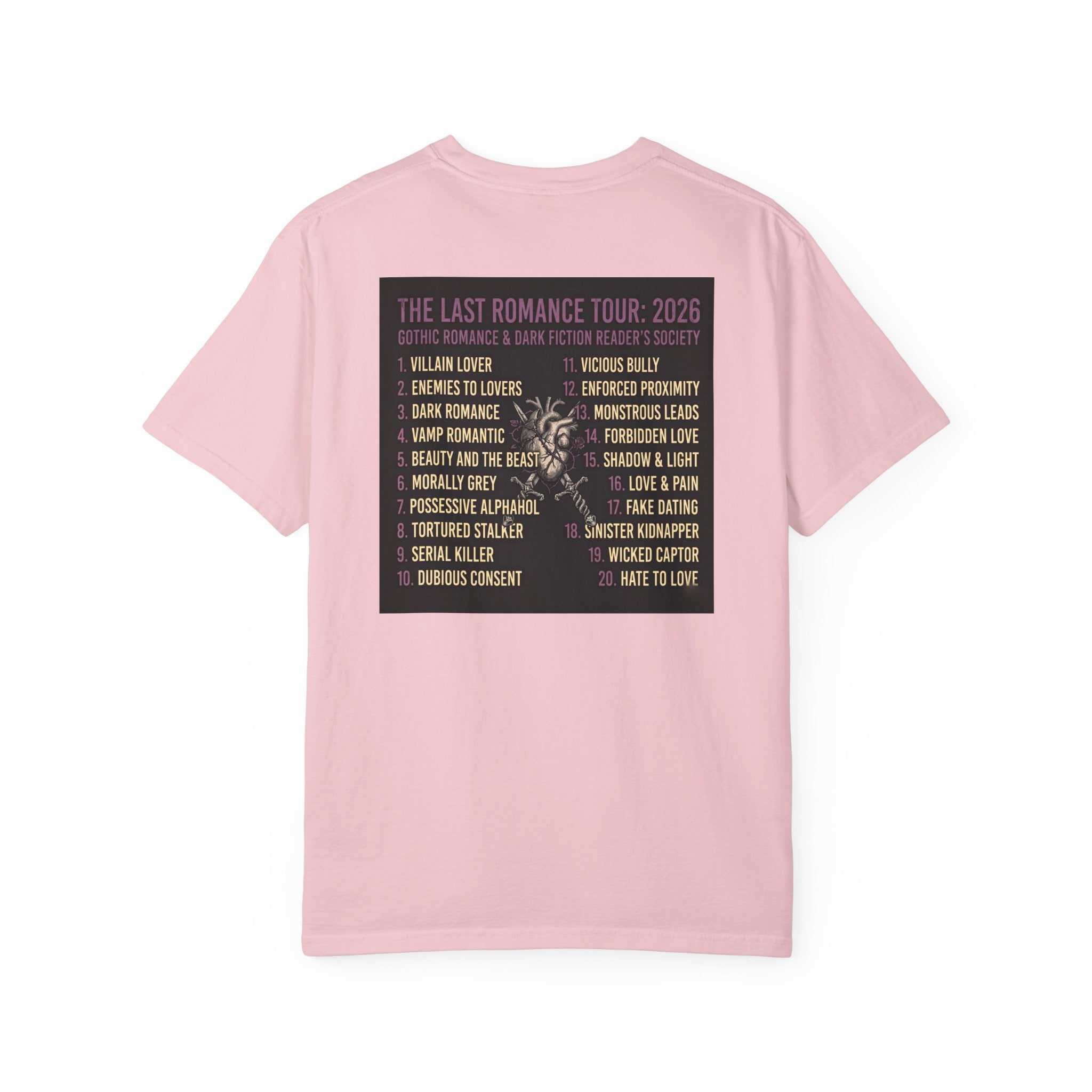 T-Shirt — "Goth Girl Summer" Moonlight Reading (The Last Romance Tour 2026 Back Print)