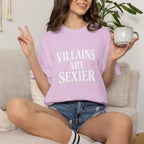 Villains Are Sexier T-Shirt — Dark Graphic Tee for Antihero Fans