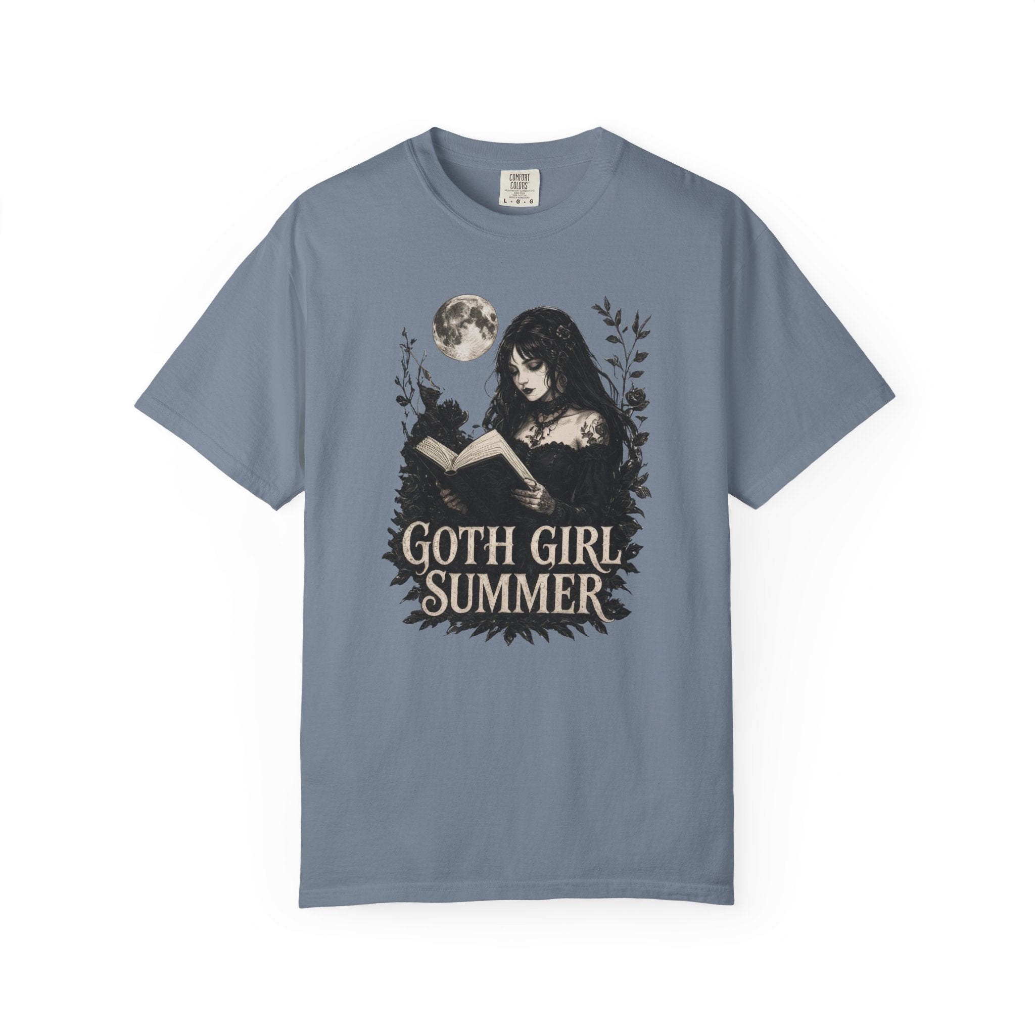 Goth Girl Summer: Midnight Reading Edition | Dark Romance Tee | Comfort Colors 1717