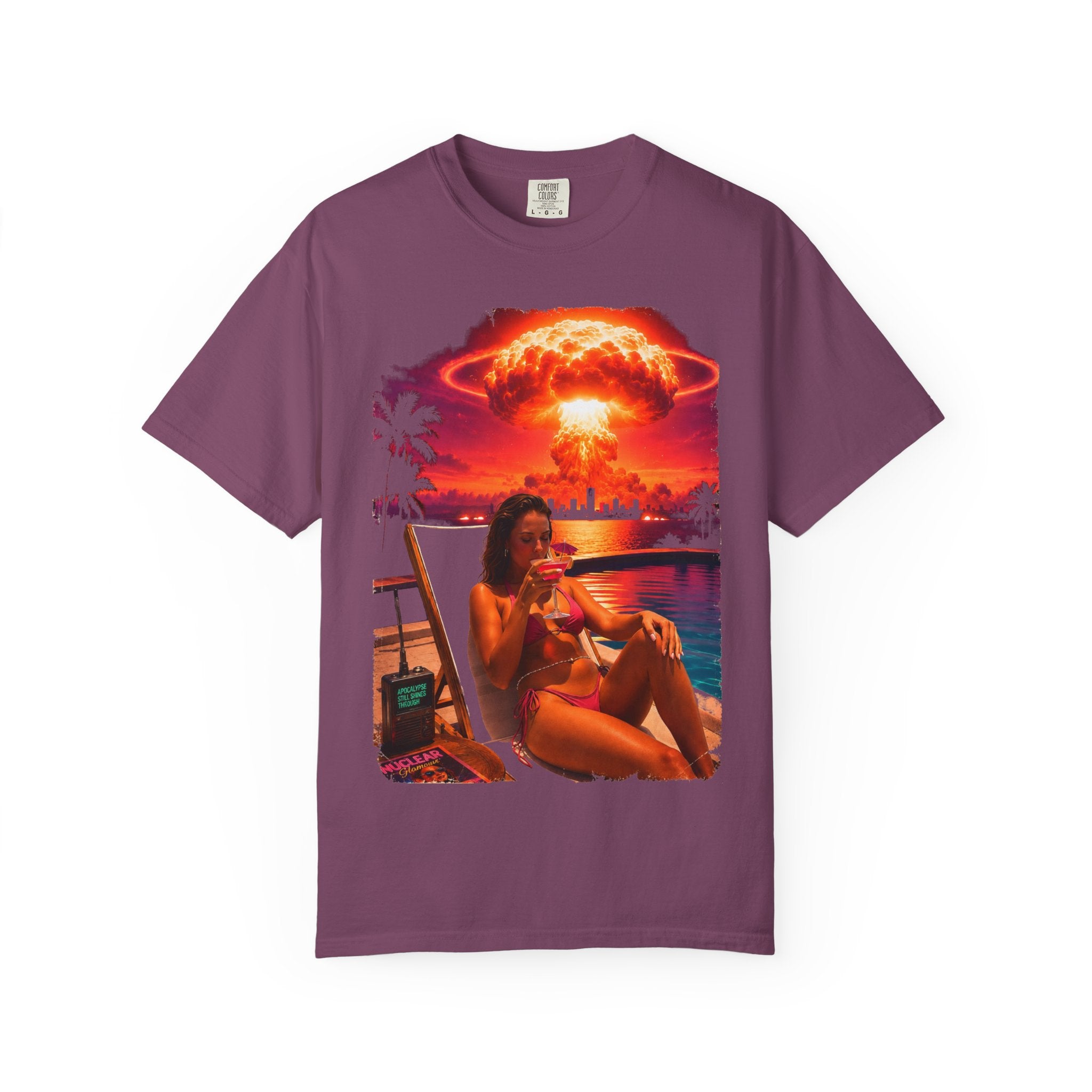 Mai Tai Sipping Relaxing Nuke Time - Apocalypse Glam™ Tee | Blast Wave™