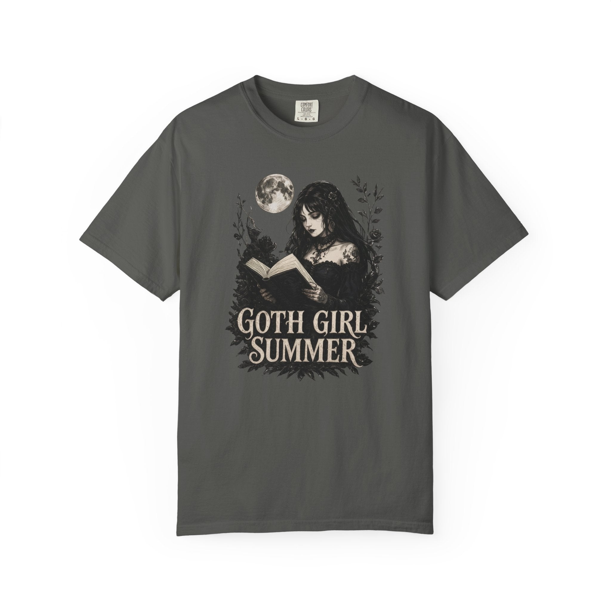 Goth Girl Summer: Midnight Reading Edition | Dark Romance Tee | Comfort Colors 1717
