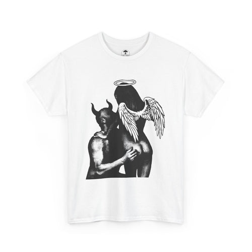 Angel & Demon Embrace (Risque Edit) T-shirt