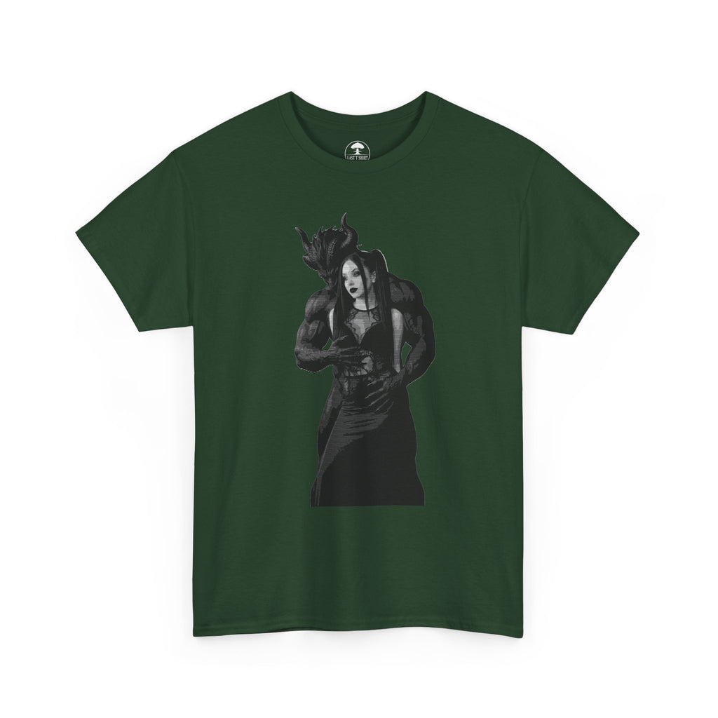 Gothic Demon and Goth Woman Embrace T‑Shirt