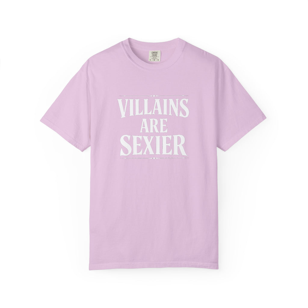 Villains Are Sexier T-Shirt — Dark Graphic Tee for Antihero Fans