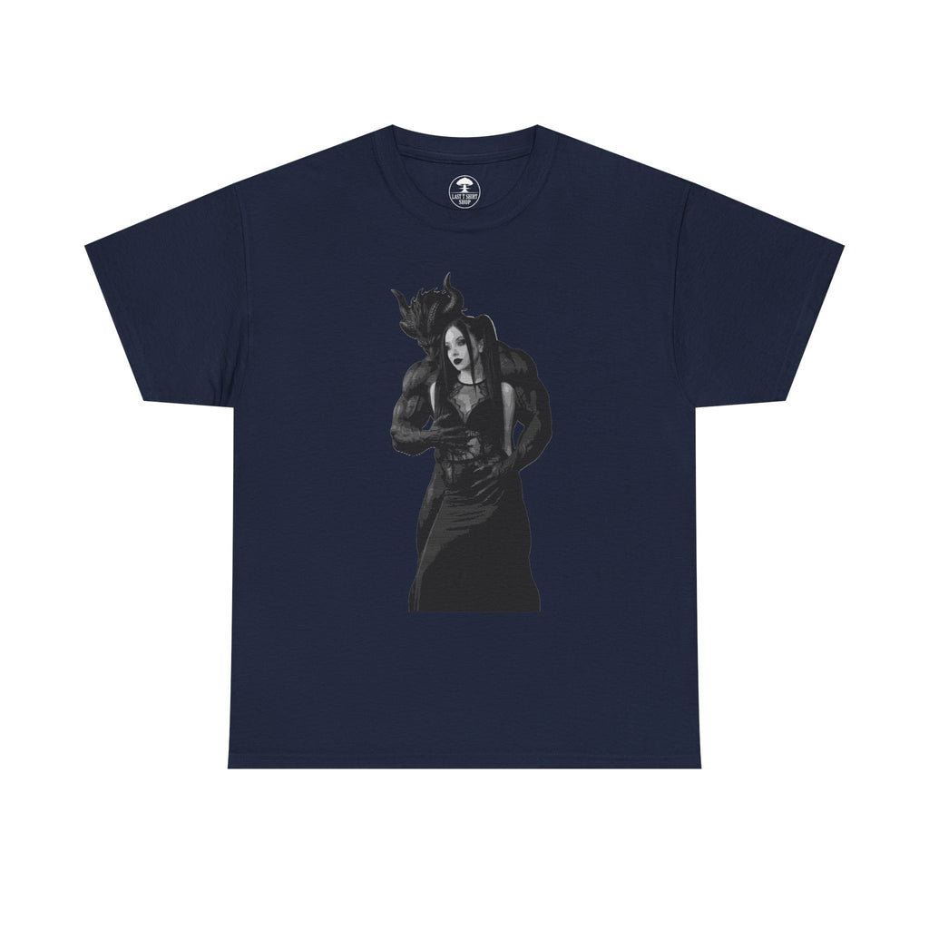 Gothic Demon and Goth Woman Embrace T‑Shirt