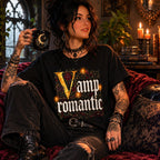 Vamp Romantic T-Shirt — Gothic Vampire Aesthetic Tee
