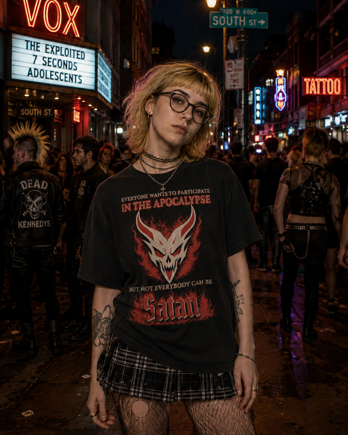 Everyone wants to participate in the Apocalypse but not everyone can be Satan | Comfort Colors 1717 Tee