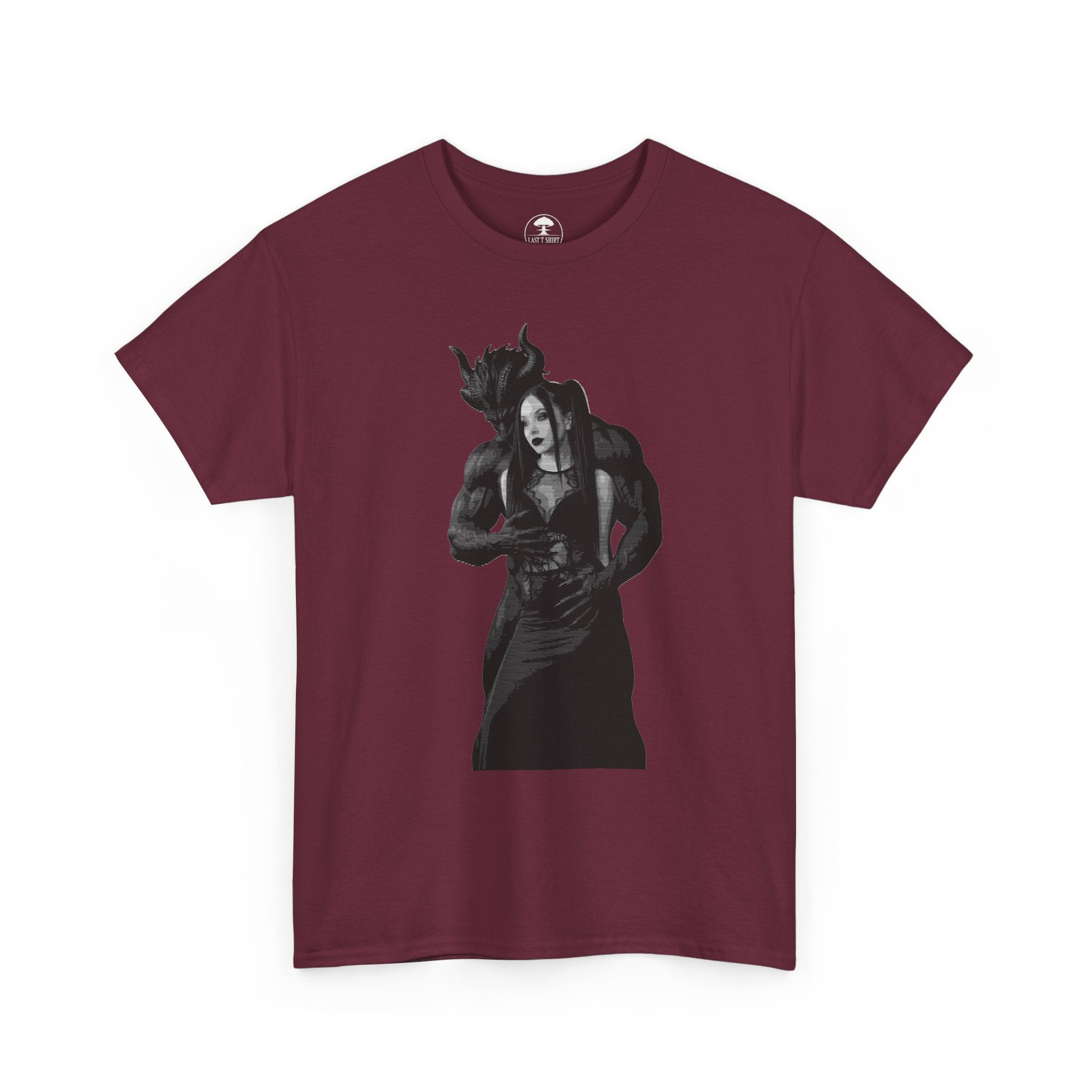Gothic Demon and Goth Woman Embrace T‑Shirt