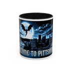 Welcome to Pittsburgh - Flying Succubus - Two-Tone Accent Mug (11oz, 15oz)