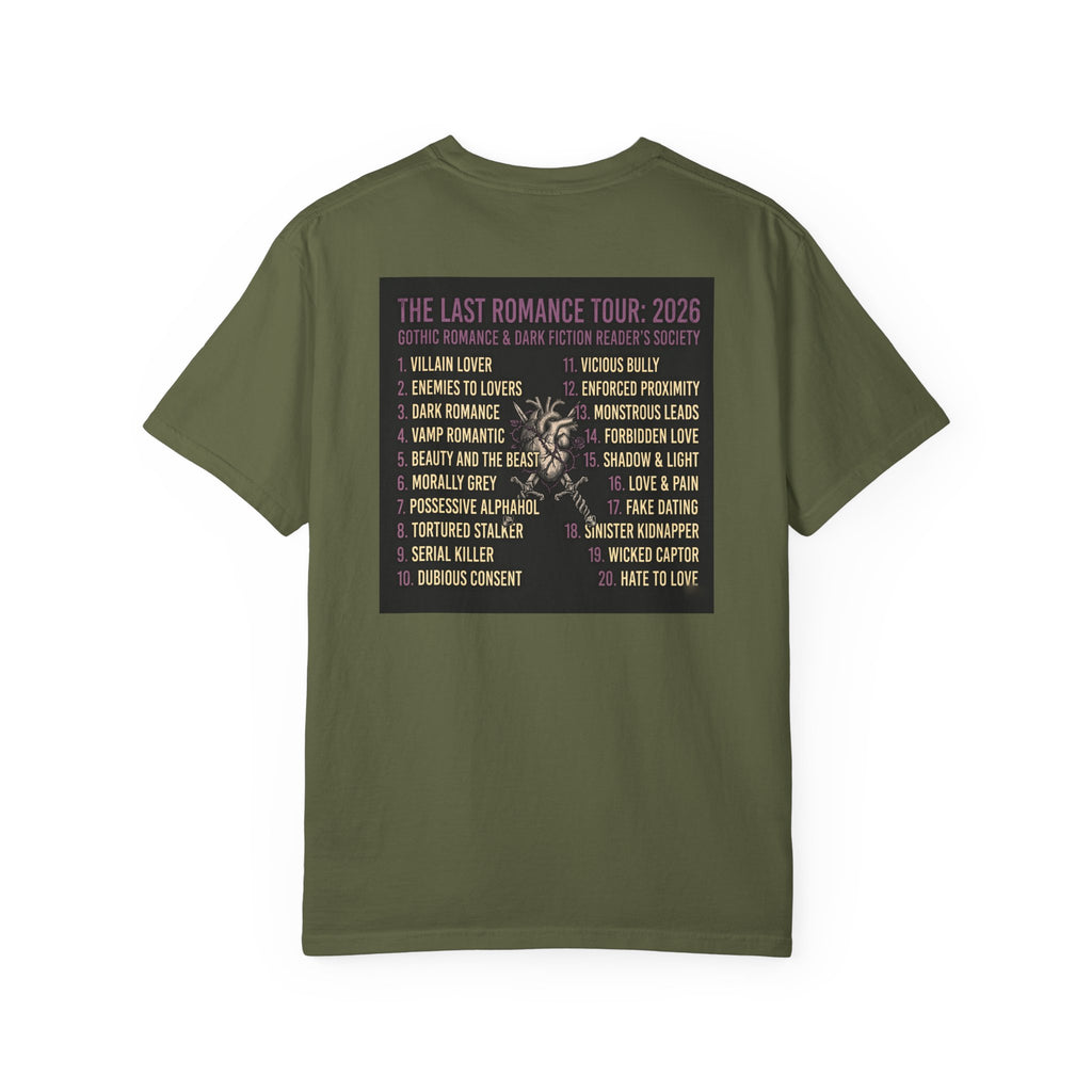 T-Shirt — "Goth Girl Summer" Moonlight Reading (The Last Romance Tour 2026 Back Print)