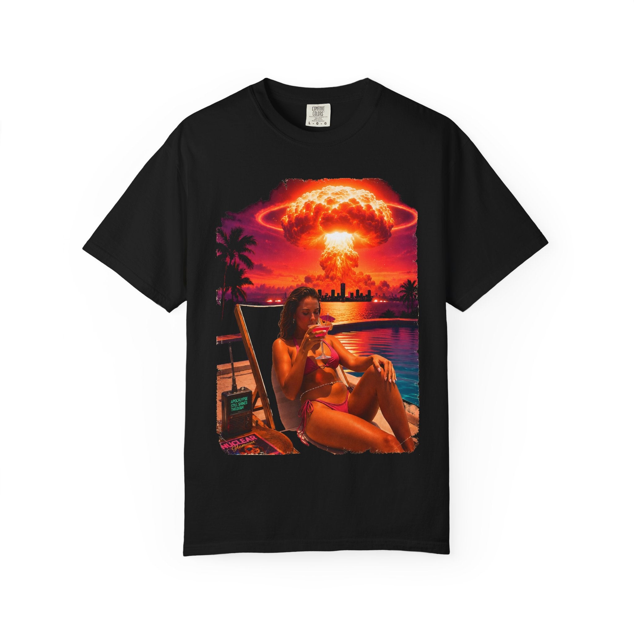 Mai Tai Sipping Relaxing Nuke Time - Apocalypse Glam™ Tee | Blast Wave™