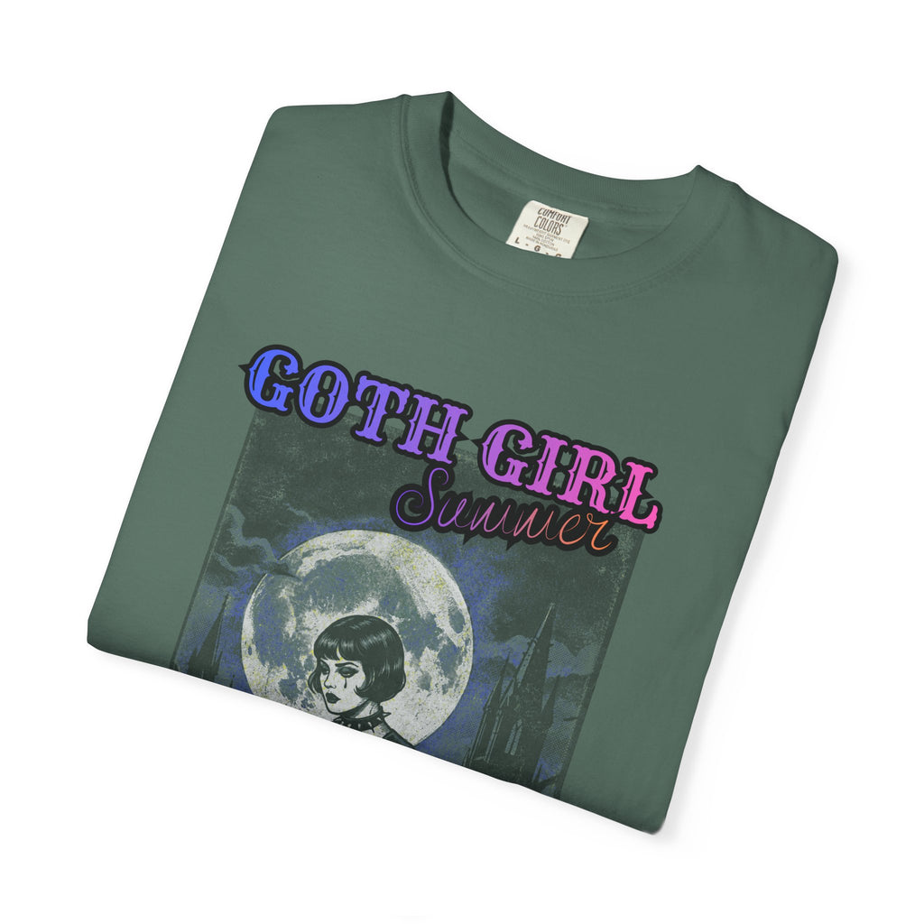 T-Shirt — "Goth Girl Summer" Moonlight Reading (The Last Romance Tour 2026 Back Print)