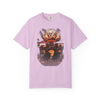 Nuclear Hula Party — Tiki Apocalypse Hula Girls Tee | Comfort Colors 1717 Garment-Dyed Dark Humor