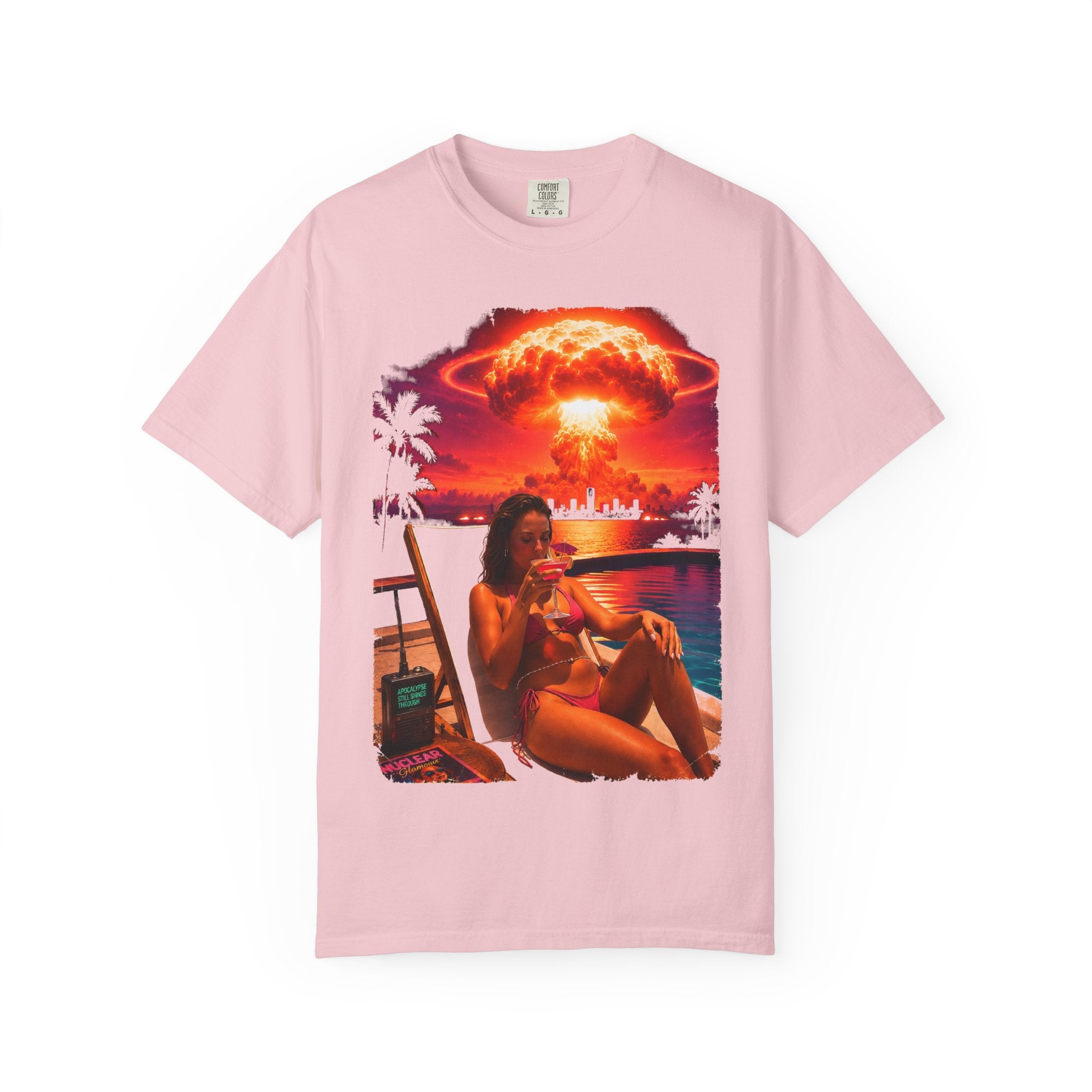 Mai Tai Sipping Relaxing Nuke Time - Apocalypse Glam™ Tee | Blast Wave™