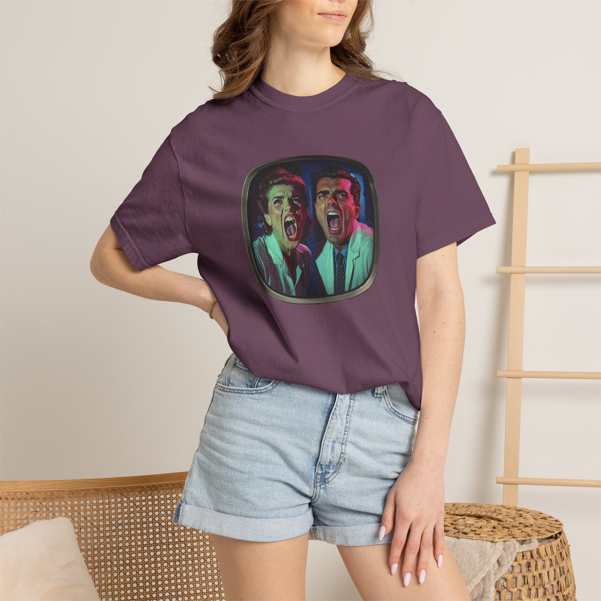 Lab Panic (front), Vampire Robots Suck (back) | Garment Dyed Tee
