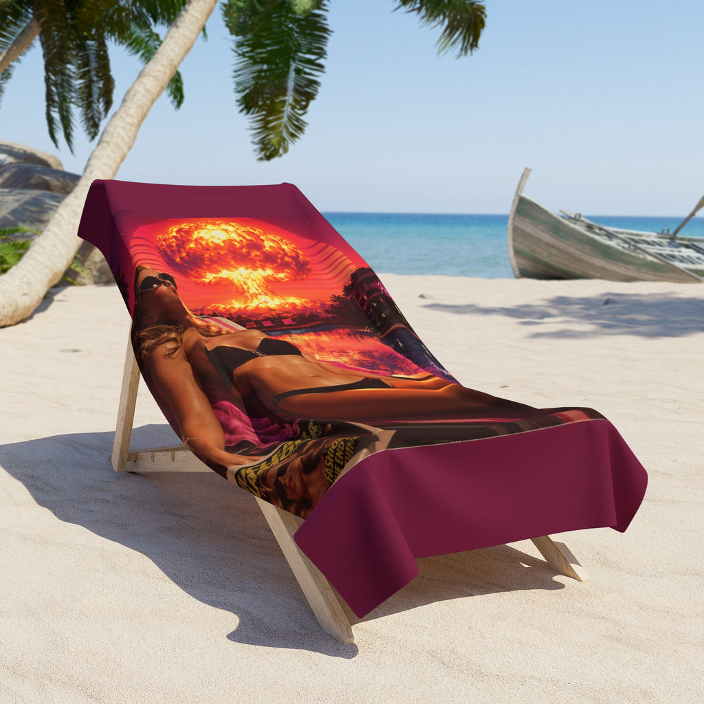 Hotter than the Blast Wave Beach Towel