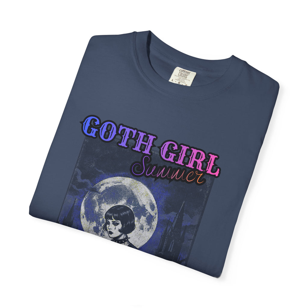 T-Shirt — "Goth Girl Summer" Moonlight Reading (The Last Romance Tour 2026 Back Print)