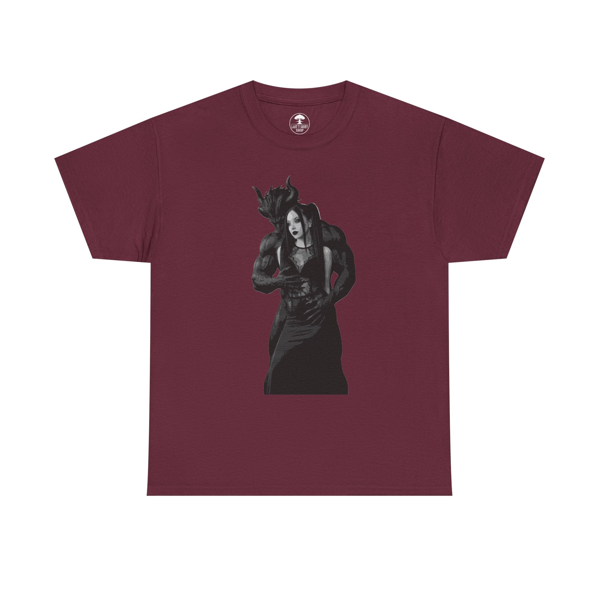 Gothic Demon and Goth Woman Embrace T‑Shirt