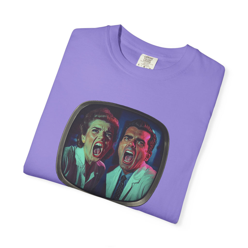 Lab Panic (front), Vampire Robots Suck (back) | Garment Dyed Tee
