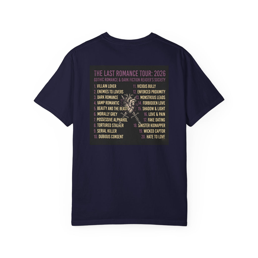 Goth Girl Summer - Moonlight Reading (The Last Romance Tour 2026 Back Print) | Dark Romance Tee
